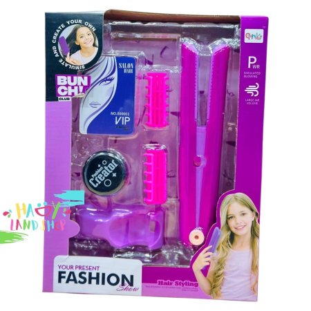 لعبة تصفيف الشعر للأطفال "BUN CHI CLUB"